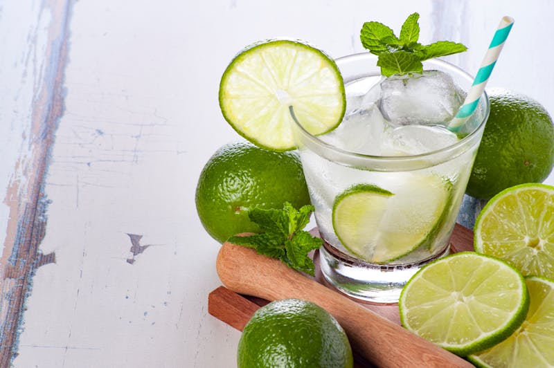 Housemade lemonade with fresh mint and citrus