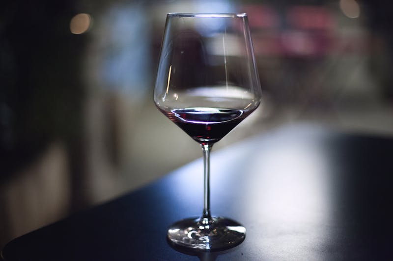 House red wine glass for pizza pairing